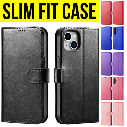 Leather wallet flip case - wallet,