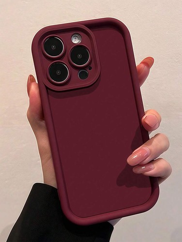 Burgundy thick case for iphone - thick,