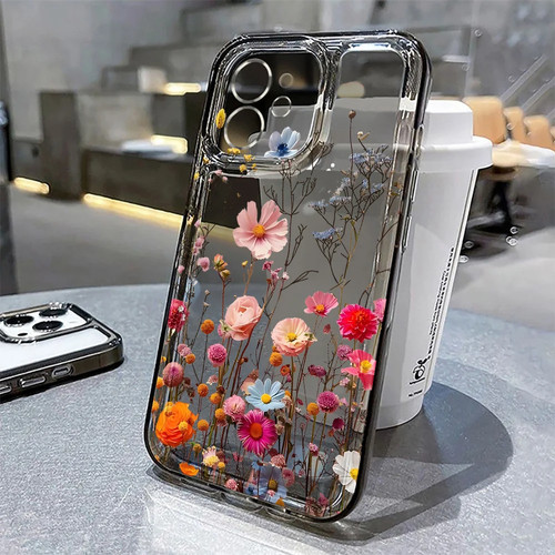 Flower clear case for - flower, iphone